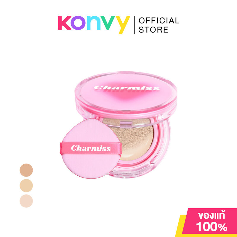 Charmiss Charming Glow Airy Cushion SPF50+ PA++++ 13g ชาร์มิส คุชชั่นสูตร Airy Glow เนื้อบางเบา