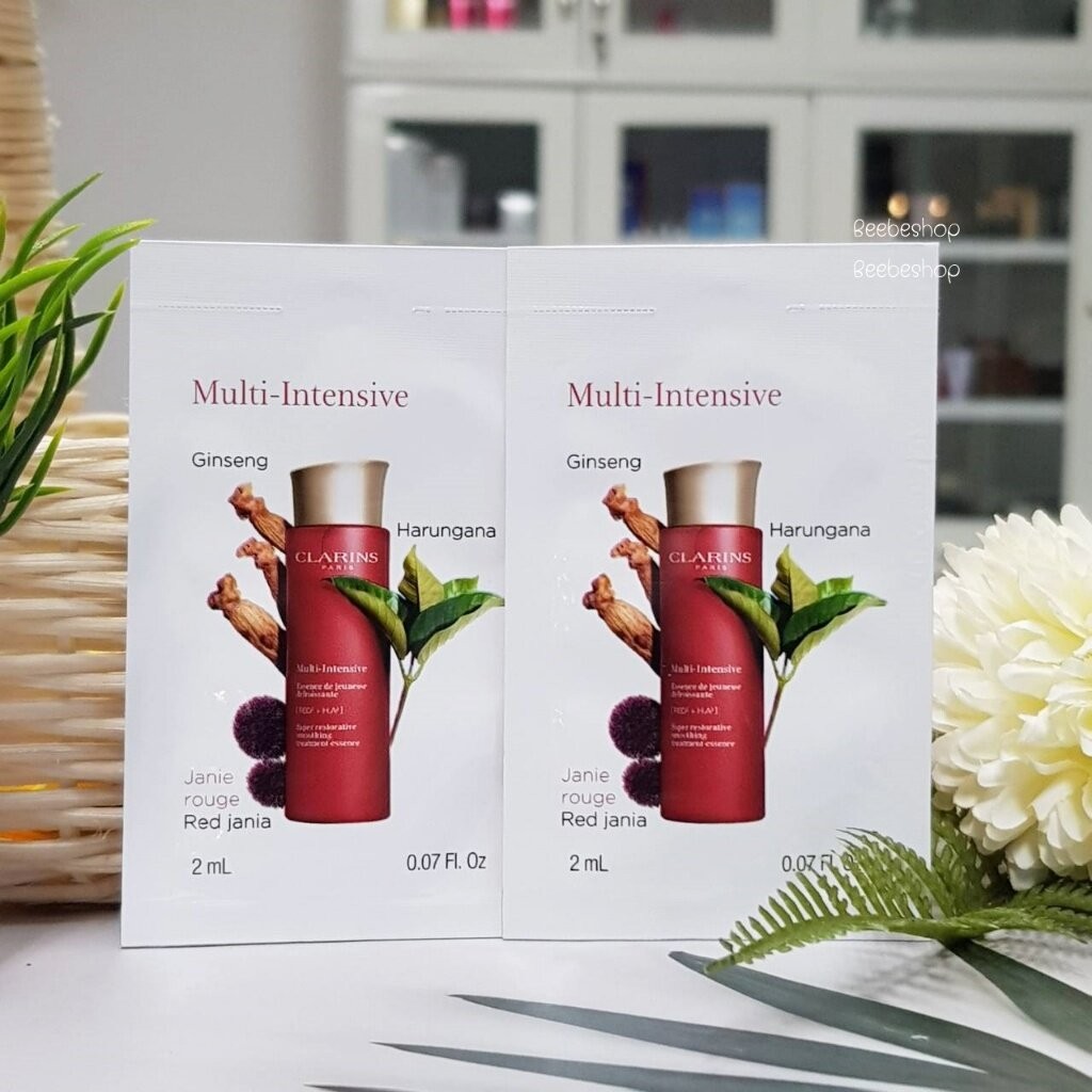 ราคาต่อ 1ชิ้น CLARINS Super Restorative Treatment Essence 2ml