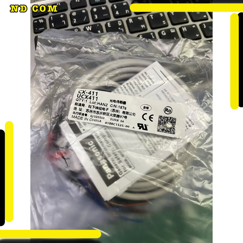 สุดคุ้ม! CX-411 CX411 (CX-411D + CX-411E) Photoelectric Sensor  NPN Light-ON /Dark -ON  ระยะการจับ 0