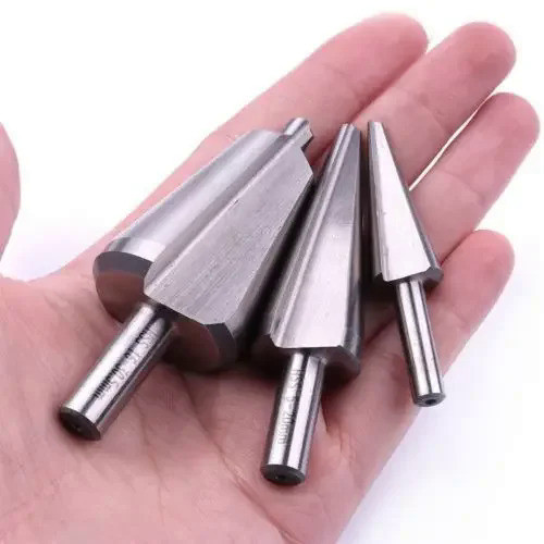 3pcs HSS Taper Drill Bit Umbrella Hole Bit Shank Chamfer Cutter Drill Set Cone Cutter 3-14mm/8-20mm/