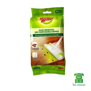 สก๊อตซ์-ไบรต์ ผ้าแห้งเช็ดเก็บฝุ่นแบบไฟฟ้าสถิต แบบใช้แล้วทิ้ง…