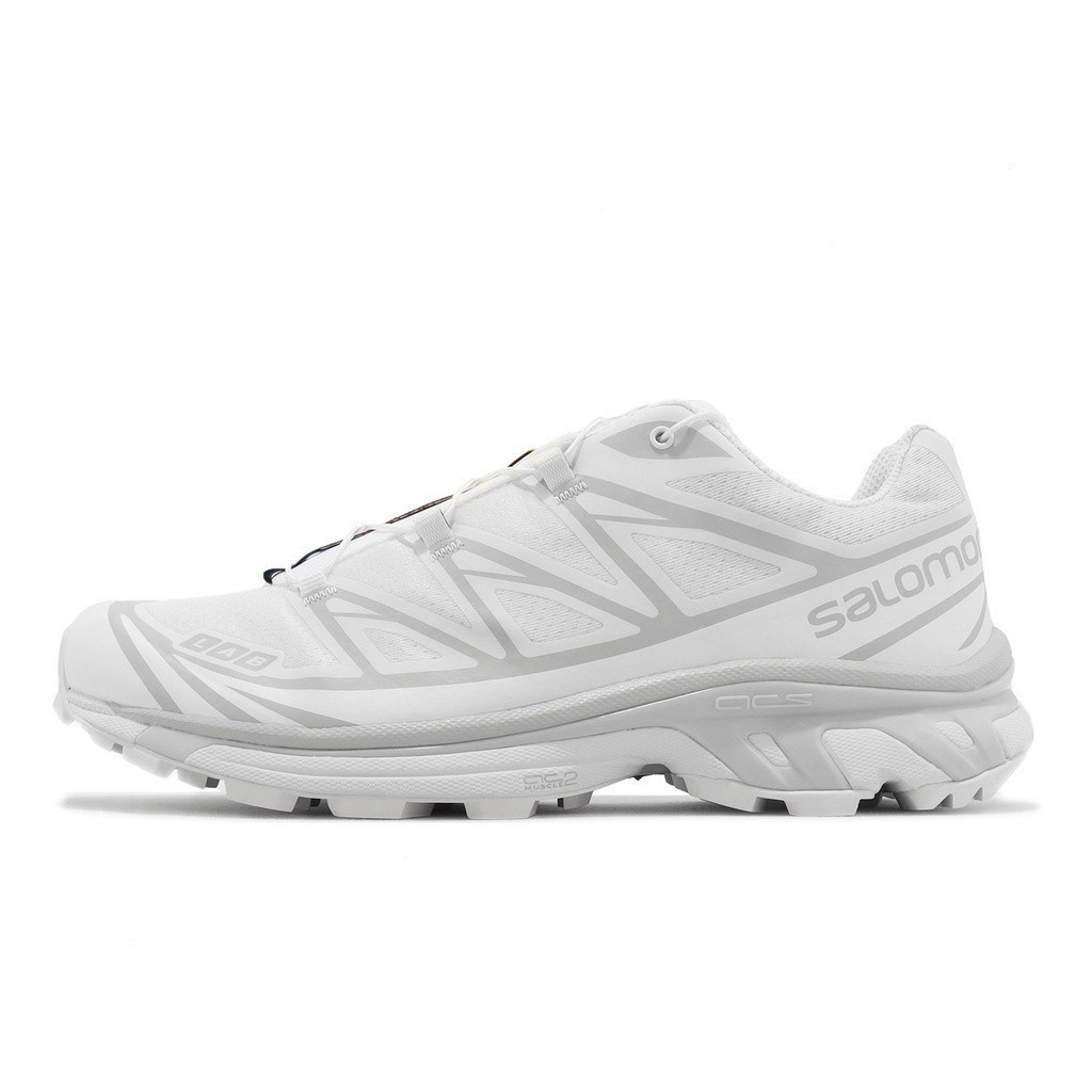 SALOMON รองเท้าวิ่ง xt-6 Cross Country สีเทาสำหรับกิจกรรมกลางแจ้ง FLAT White Men Women s/lab [712] l