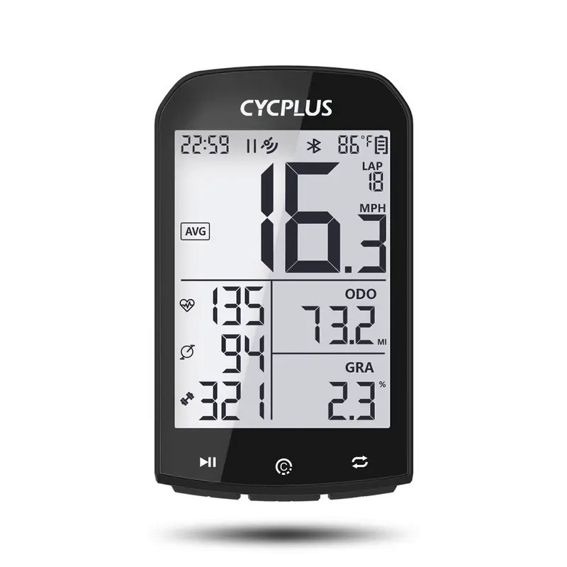 GPS Bike Computer Wireless CYCPLUS M1 Waterproof Speedometer Odometer ANT+ Bluetooth5.0 Cycling Bicy
