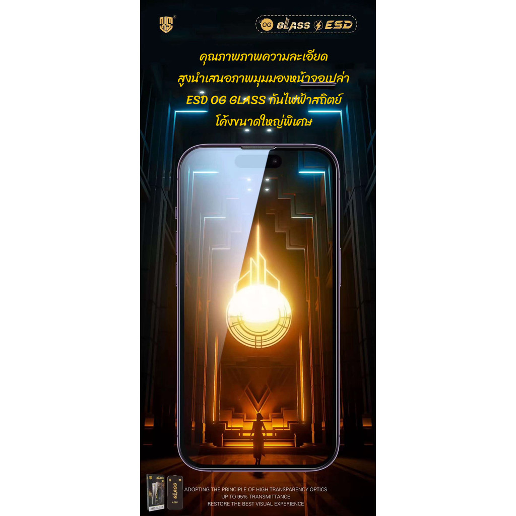 ฟิล์มกระจก สำหรับ Samsungแบบเต็มจอจอโค้ง ป้องกันไฟฟ้าสถ OG A12 A11 A22 A32 A23 A24 A15 A34 A54 A05 A05S A10S A13 A14 A70 - ภาพย่อย 4