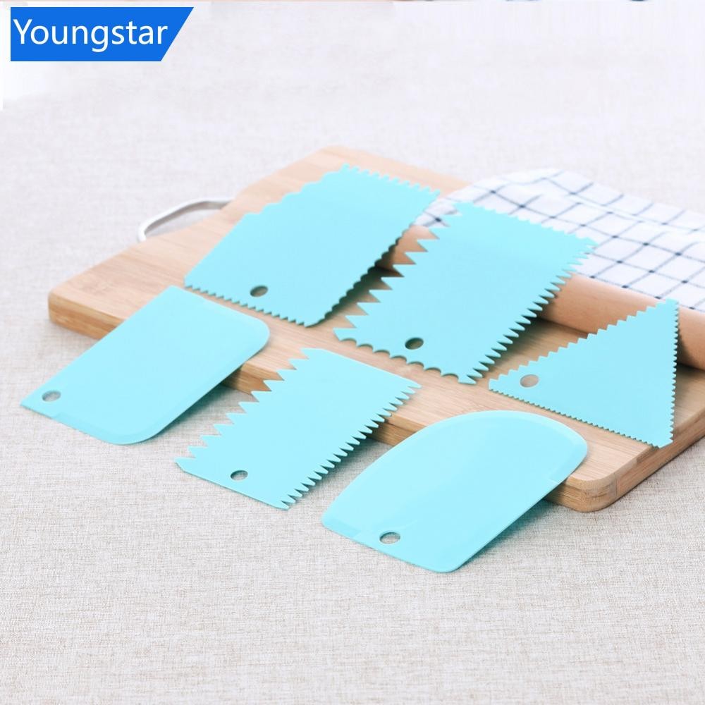 Ys 6 ชิ้น/เซ็ตเครื่องปั้นดินเผาพลาสติก Scraper เครื่องมือ Soft Clay ประติมากรรมแกะสลักเครื่องมือ Professional แบบพกพาแกะสลักชุดเครื่องมือ DIY Polymer Clay Texture Scraper K6Z4