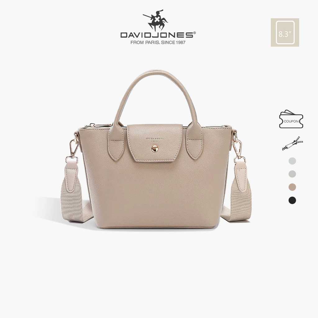 David Jones Paris 2025 ฤดูใบไม้ผลิฤดูร้อนใหม่คอลเลกชัน Designer ผู้หญิงขนาดเล็ก Top-Handle กระเป๋า pu หนังหญิงนุ่มและนุ่มกระเป๋า
