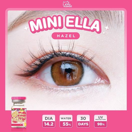 คอนแทคเลนส์[มินิ] Mini Ella Brown / Gray / Hazel (Kitty Kawaii) ☁️ มี อย.ไทย