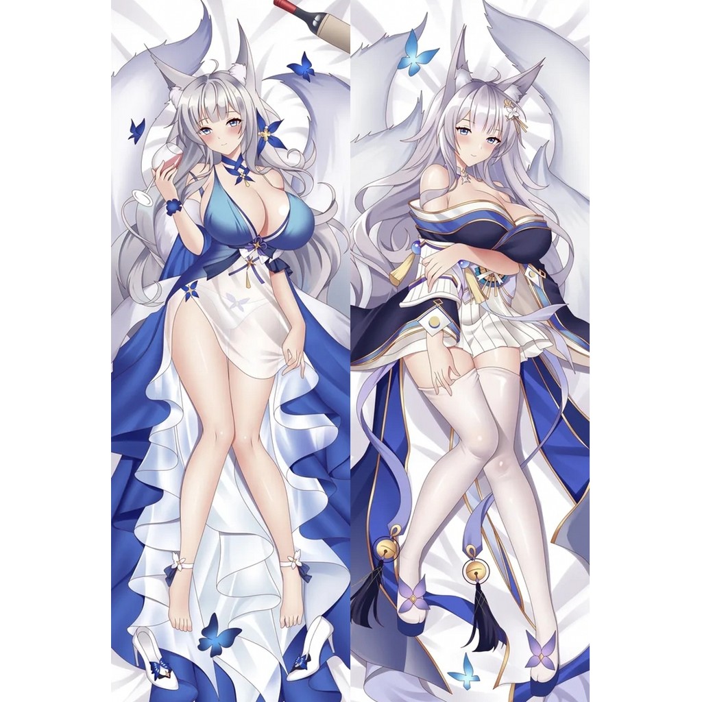 การ์ตูน Azur Lane IJN Kaga คอสเพลย์ Dakimakura หมอนกอด Prop