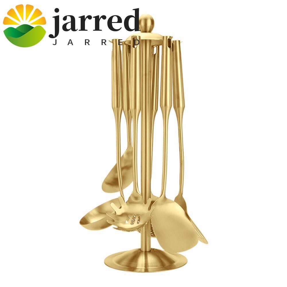 Jarred ชุดเกรียงทําอาหาร สเตนเลส สีทอง สําหรับห้องครัว