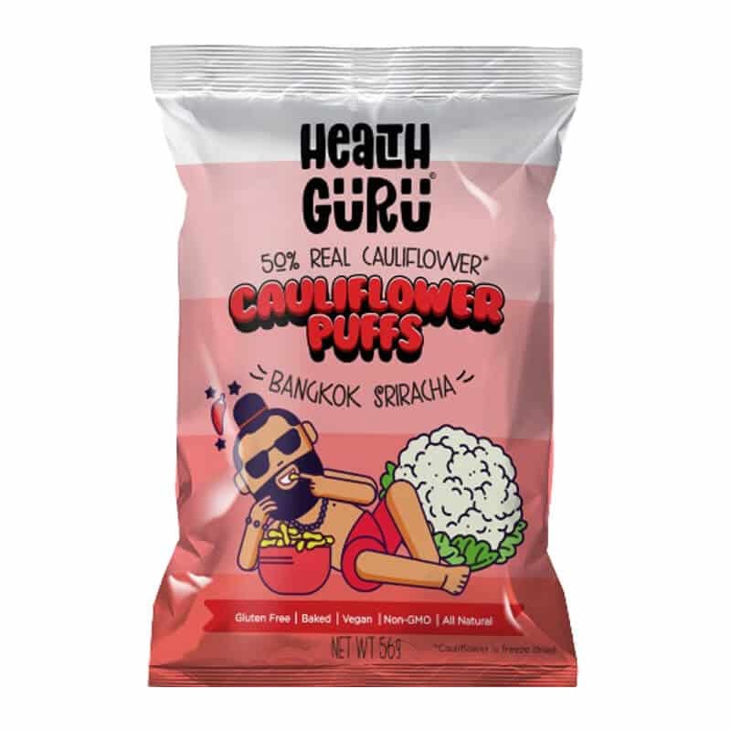 Health Guru Vegan Cauliflower Puffs Bangkok Sriracha