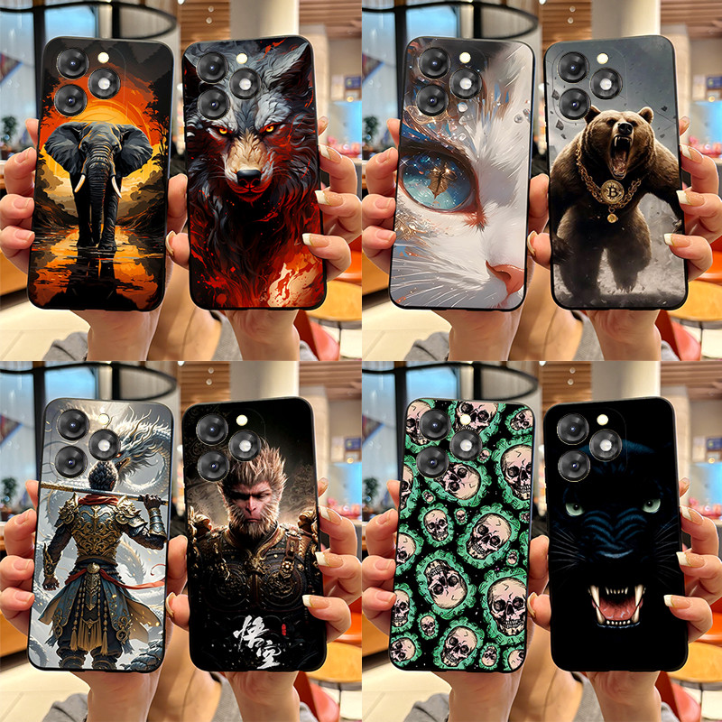 สําหรับ ITEL A70 A50 กรณี Black Myth Wukong ทาสียางซิลิโคนอ่อนสําหรับ ITELA70 70 50 2023 A665L A667L