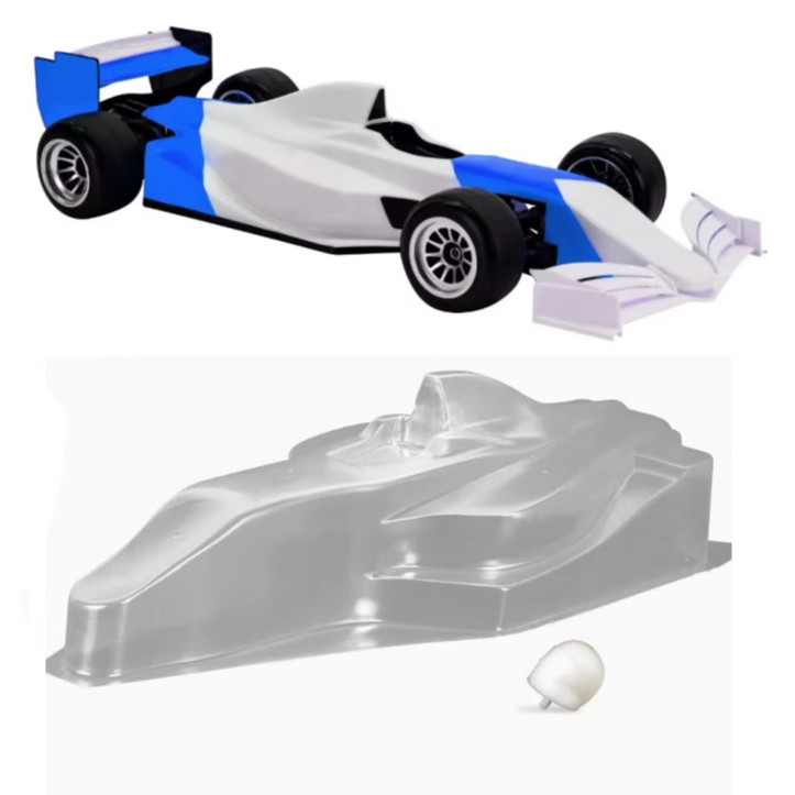 TC402 1/10 F22 F1车壳Body透明PC车壳 Montech Racing F22 Clear