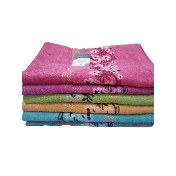 KATUN HDC204A 204B ผ้าเช็ดตัวผ้าฝ้าย Travel Face Towel ดอกไม้สวยคอ Face Towel 45 x 92 และ 66 x 132 ซ