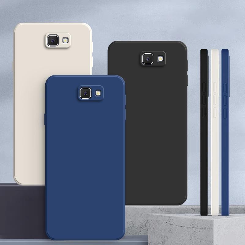 เคส Samsung J7 Prime สีทึบ Samsung J7 Prime เคสซิลิโคนป้องกันการตกสีธรรมดาเรียบง่าย YT