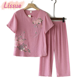 เสื้อยืดผ้าฝ้ายและผ้าลินินพิมพ์ลายแฟชั่นและเรียบง่ายของผู้หญ…