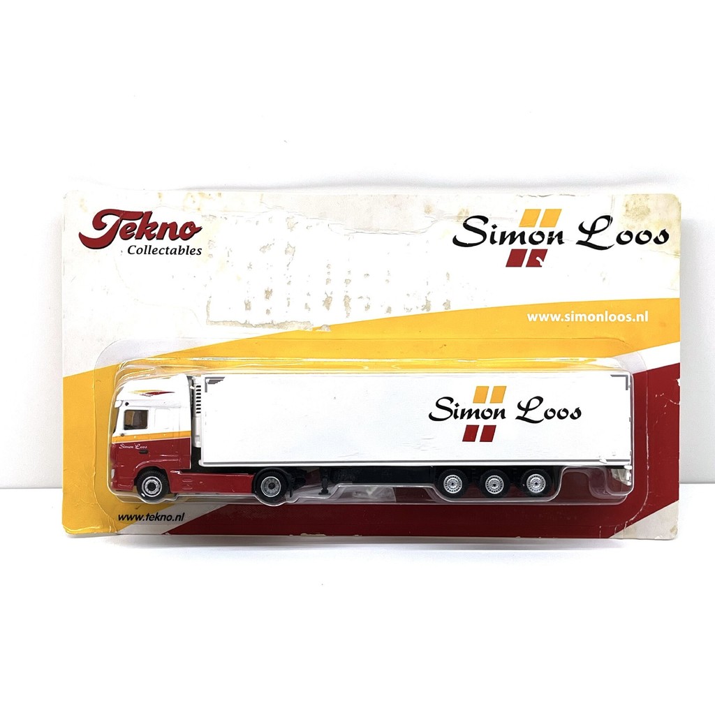 1: 87 เนเธอร์แลนด์ Tekno Non-Herpa Wiking Busch HO Scale รถบรรทุกโลหะผสมรุ่นสไตล์ใหม่ DAF XG + smon loos Logistics รถบรรทุกโลหะผสมรถ,พลาสติกแชสซียาง