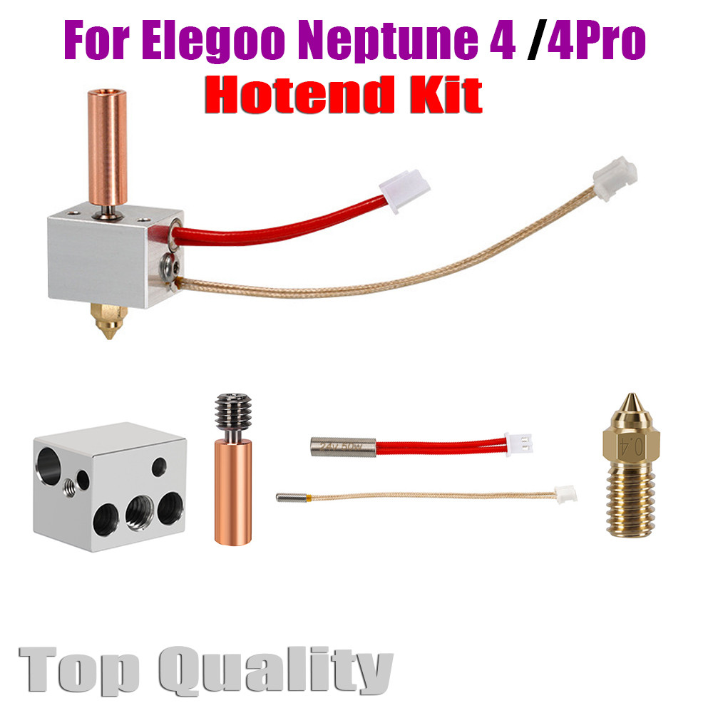 สําหรับ Elegoo Neptune 4 Hotend ชุดหัวฉีด 24V 50W สําหรับ ELEGOO Neptune4 Pro 3D ชิ้นส่วนเครื่องพิมพ