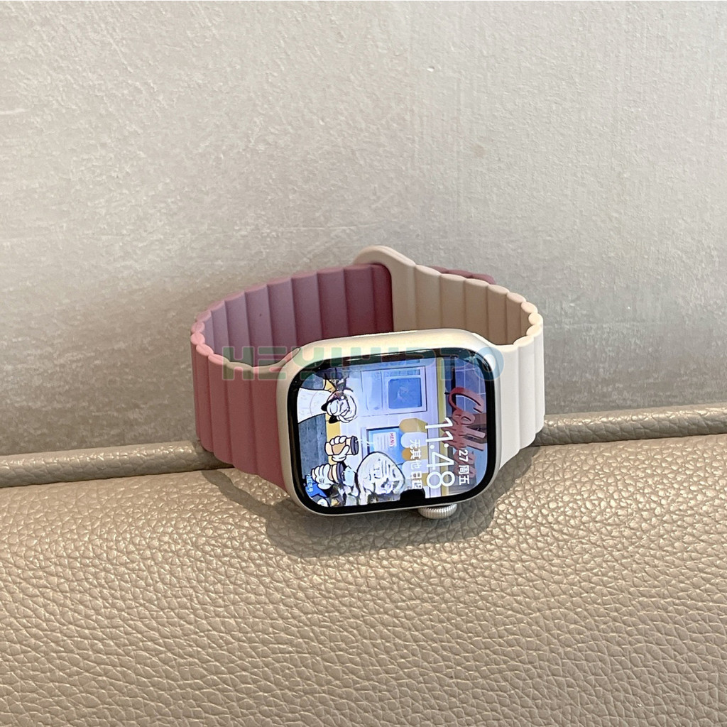 ซิลิโคนแม่เหล็กดึงดูดสายนาฬิกาสําหรับ ฉันดู ส10 46มิลลิเมตร42มิลลิเมตรสีบล็อกสายนาฬิกาข้อมือสําหรับ ฉันดู ชุด 10 9 8 7 6 5 4 3 กับ3 พิเศษ2 49มิลลิเมตร45มิลลิเมตร41มิลลิเมตร44มิลลิเมตร40มิลลิเมตร38มิลลิ - รูปที่ 5