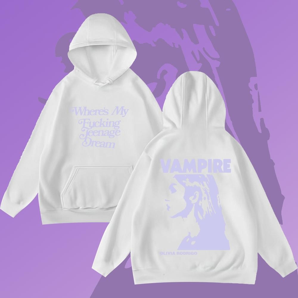 Olivia Rodrigo hoodie Guts World Tour เสื้อฮู้ดแขนยาว#212 พิมพ์ลาย ใส่ได้ ทั้ง ชาย ใส่สบาย S-5XL (จั