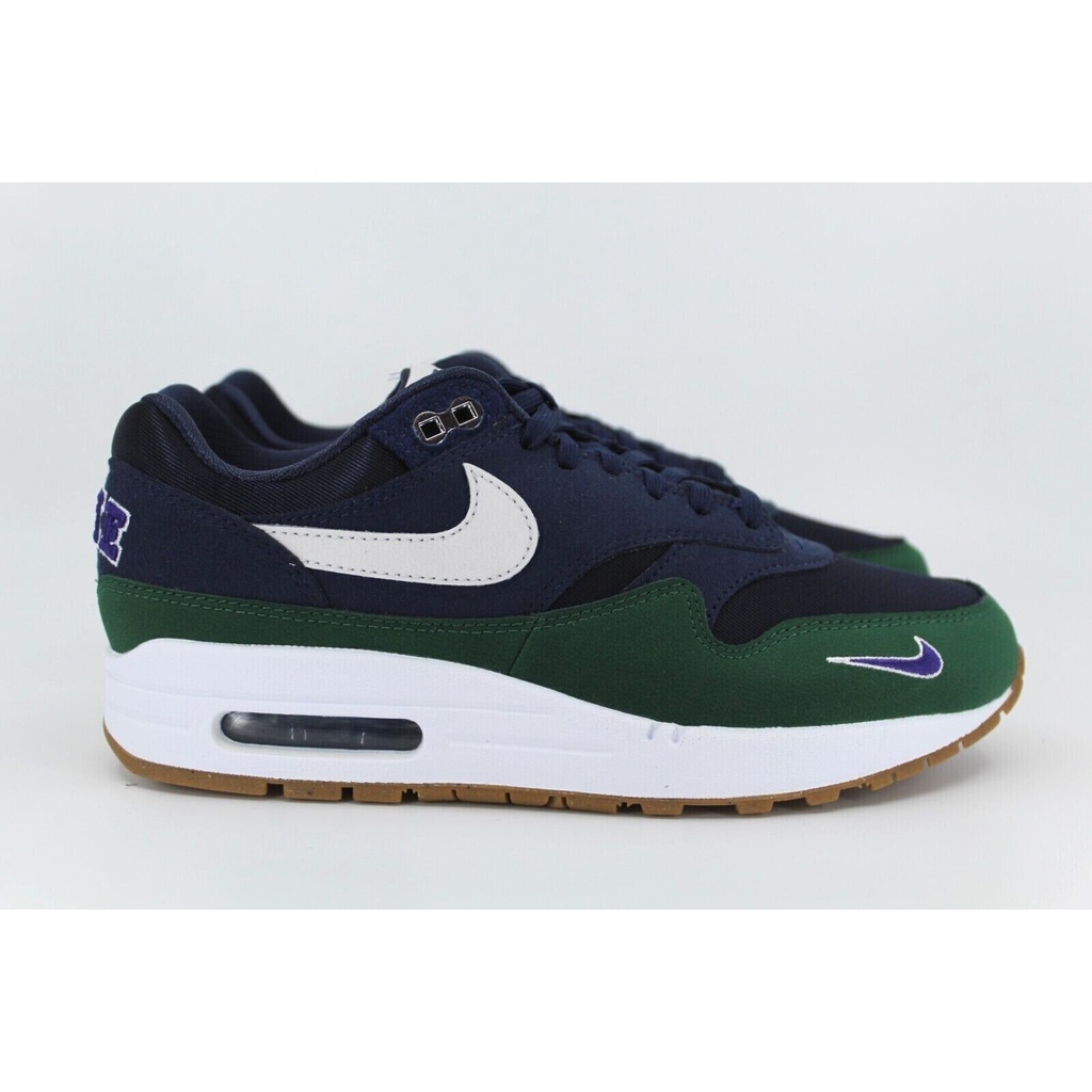 Nike Air Max 1 87 QS Obsidian สีดําสีขาว Midnight Navy DV3887-400