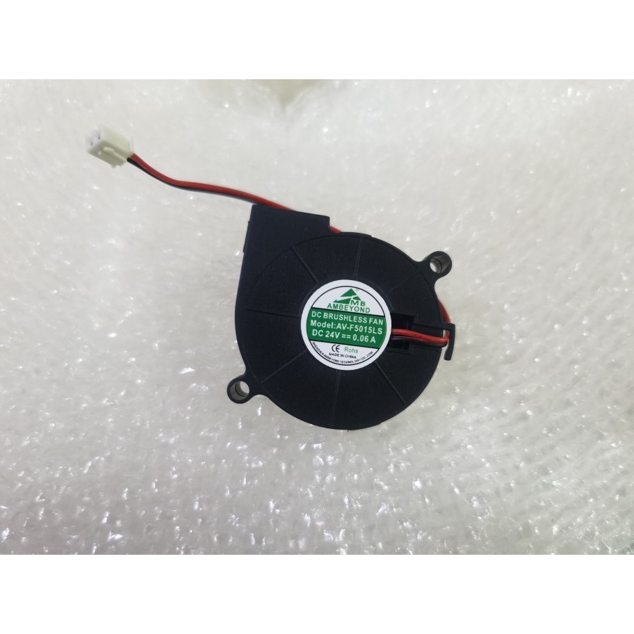AV-F5015LS 5 ซม.เทอร์โบโบลเวอร์ 5015 พัดลมเงียบ 12V 24V 0.06A