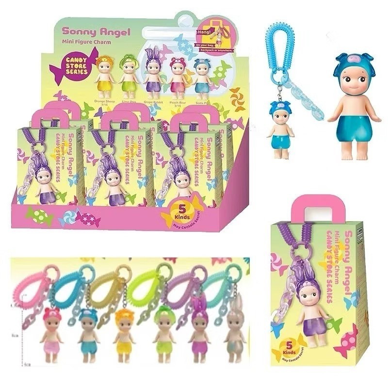 พวงกุญแจ Sonny angel mini ยกกล่อง6พวง Candy store series โมเดล พรีเมี่ยม นางฟ้า น่ารัก น่าสะสม ของเล่นเด็ก