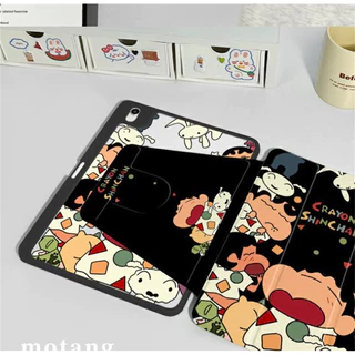 เคสสำหรับ ไอแพด ปรับองศาได้360 องศา เข้ากันได้สำหรับ gen10 Pro11 2018/2022/2020 Air4/5 Air610.9 2024 10.2 Gen9Gen8 Air11
