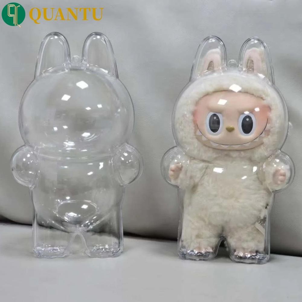 Quantu Labubu Protective Shell กันน้ําป้องกันการสูญหาย|Labubu Storage Bag, Collectible Peadant ป้องกันฝุ่นที่ถอดออกได้โปร่งใสกันฝุ่นกลางแจ้ง