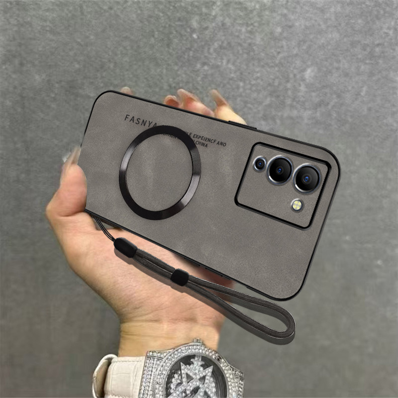 เคส ปลอก INFINIX note 12 g96 INFINIX note 12 เคสโทรศัพท์ป้องกันการหล่นและกันลื่นหนังแกะแหวนดูดแม่เหล็กฝาครอบดูดซับแรงกระแทก ybpcxqtks
