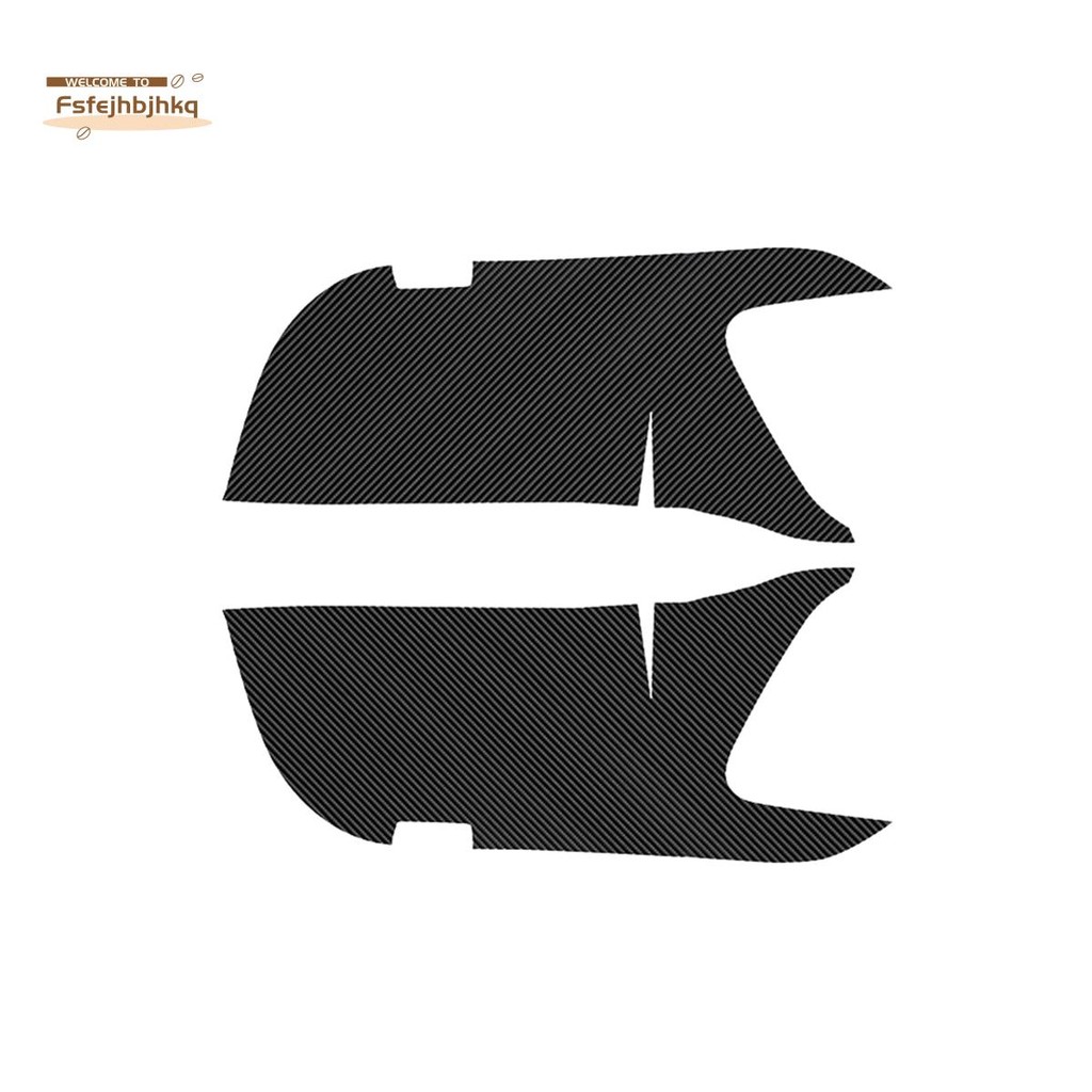 fsfejhbjhkqFor Alphard 40 Series Soft Carbon Fiber Car Front Door Anti-Kick Panel Cover Decorative S