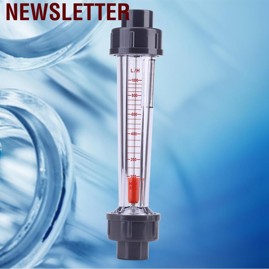 Newsletter จดหมายข่าว-ท่อพลาสติกประเภท 100 ถึง 1000L H เครื่องวัดกระแสน้ำ LZS 15D ด้วยโครงสร้างที่เร