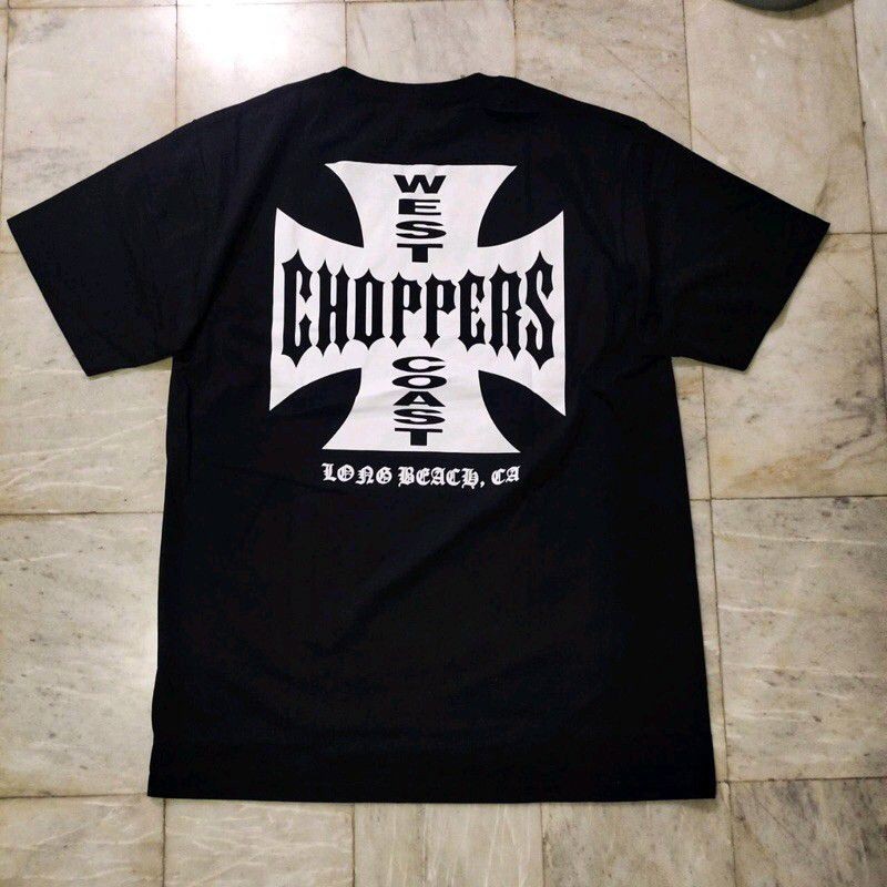 (24 小时发货) เสื้อยืด West Coast Chopper เวสต์โคสต์สับ สบาย ๆ เหมาะกับการสร้างทรงกลม