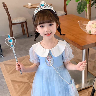 ชุดเซ็ตเครื่องประดับเด็ก เจ้าหญิงแต่งตัว มงกุฎ ไม้กายสิทธิ์ ถุงมือ ต่างหู สร้อยคอ สร้อยข้อมือ แหวน ของเล่นสไตล์เจ้าหญิง