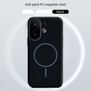 สําหรับ VIVO X200 FE แม่เหล็กหรูหรา Matte Hard Armor กันกระแทก PC สําหรับ Vivo X200Fe S30 Pro Mini Shell กันชน