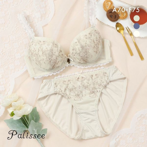 Palissee petit bouquet nice fit bra panties set (Sizes A-F)(38173590)(Direct from Japan)1
