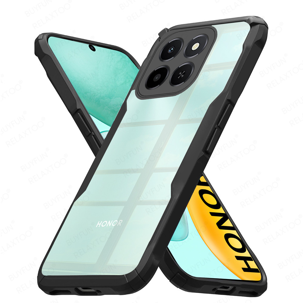 สําหรับ Honor X6c 4G เคสโทรศัพท์อะคริลิคโปร่งใสกันกระแทก Honor x6c Honor X 6c 4G Global ป้องกันฝาครอ