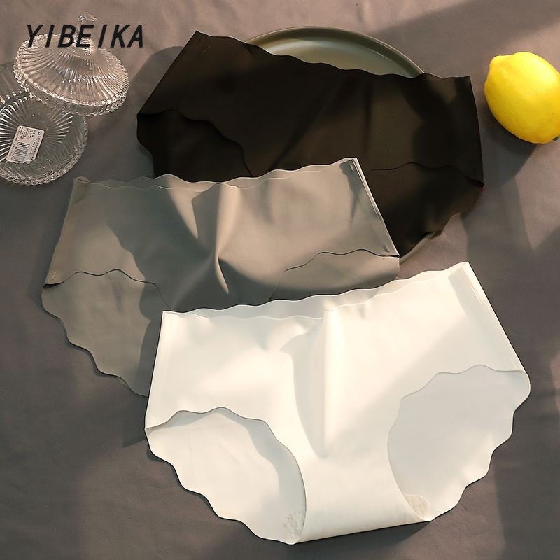 ขายดี กางเกงชั้นใน ผ้าฝ้ายแท้ เอวกลาง ระบายอากาศ ไร้รอยต่อ สไตล์ญี่ปุ่น สําหรับผู้หญิง