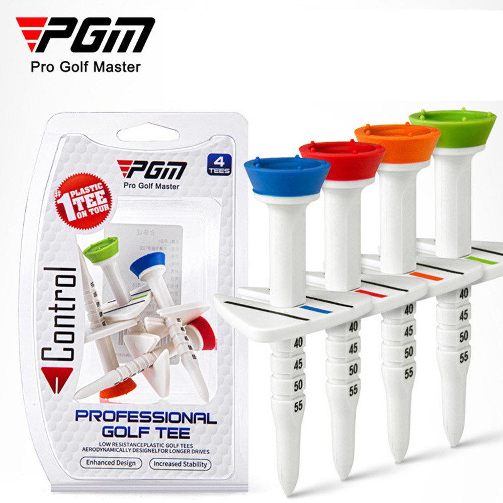 PGM Golf Tee ปรับจํากัดเล็ง Assist 77 มม. 4 ชิ้น/กล่อง QT022
