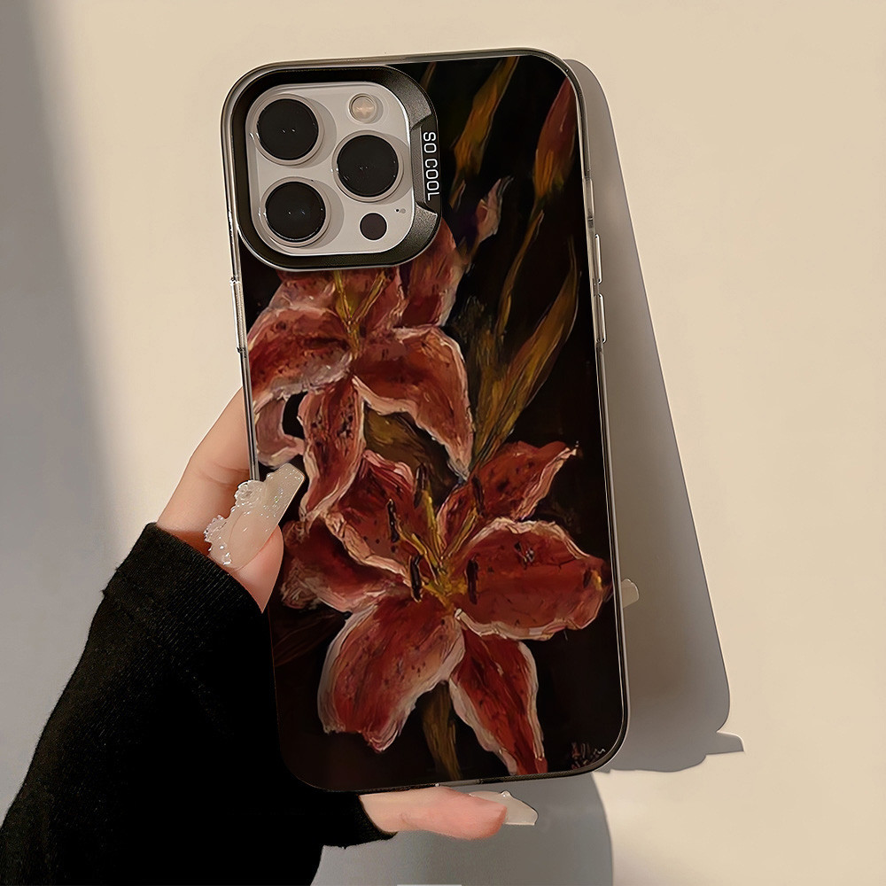 เคสโทรศัพท์ For iPhone 11 13 16 pro max Case iPhone 13 14 15 pro max 12 13 pro max 7 8 Plus XR XS Max IMD สีขั้นสูง INS - รูปที่ 5