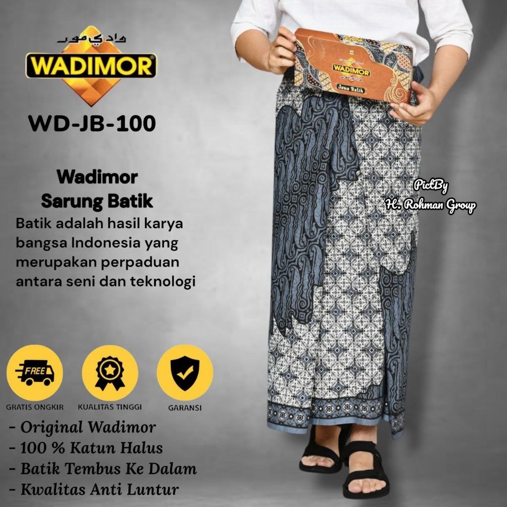KATUN EXCLUSIVE Wadimor Cap Cent Batik Sarong ผ้าฝ้ายนุ่มผ้าบาติก Gus Jawa TAHFIDZ STORE