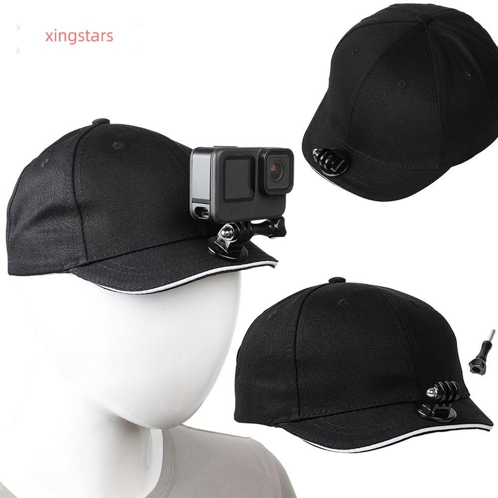 XINGSTARS Cap Mount Holder สายคล้องคอสําหรับ Hero 10/9/8/7/6/5 DJI OSMO Action Insta360 One R/RS