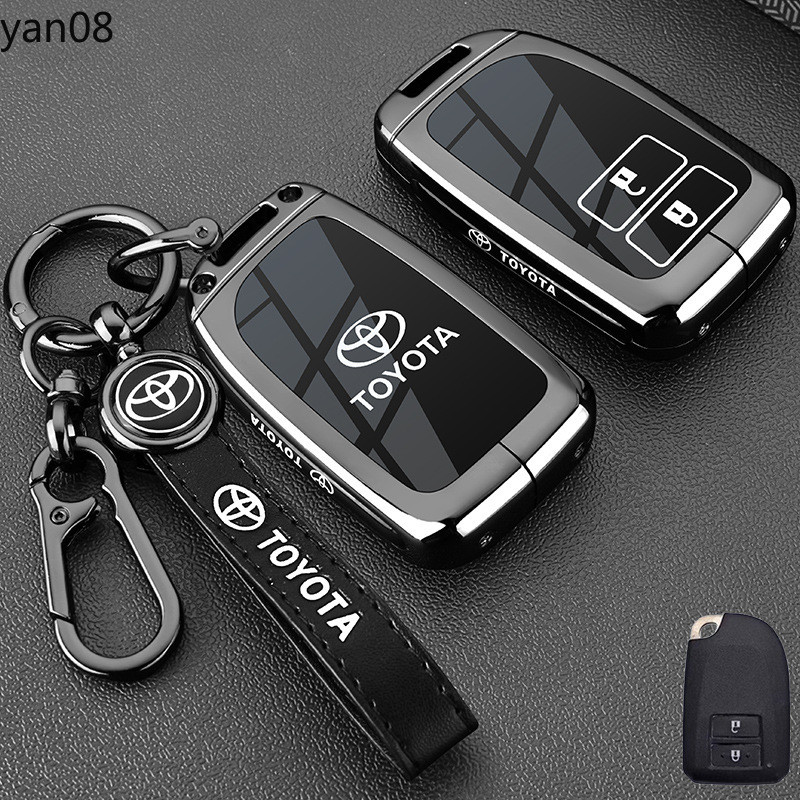 2/3ปุ่มโลหะ REMOTE Key สําหรับ Toyota yaris 2024 รถสําหรับ Yaris/Vios/Yaris 2014/Yaris-5 ประตู REMOTE Key Case