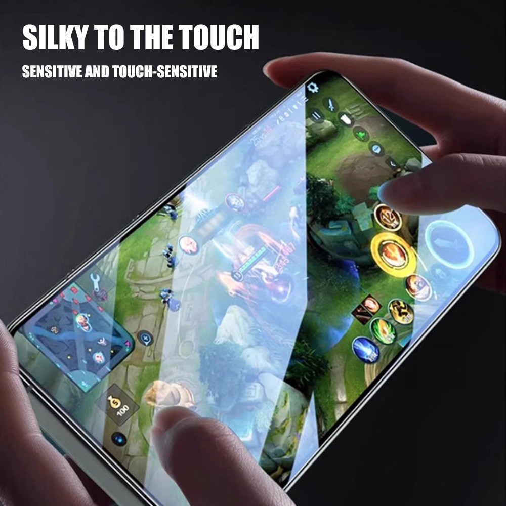 ทำความสะอาดฝุ่นโดยอัตโนมัติ ฟิล์มกระจก For Samsung A56 A55 A06 A16 A15 A36 A05S A54 A05 A12 A35 A52 S24 S25 Ultra S23 FE - รูปที่ 7