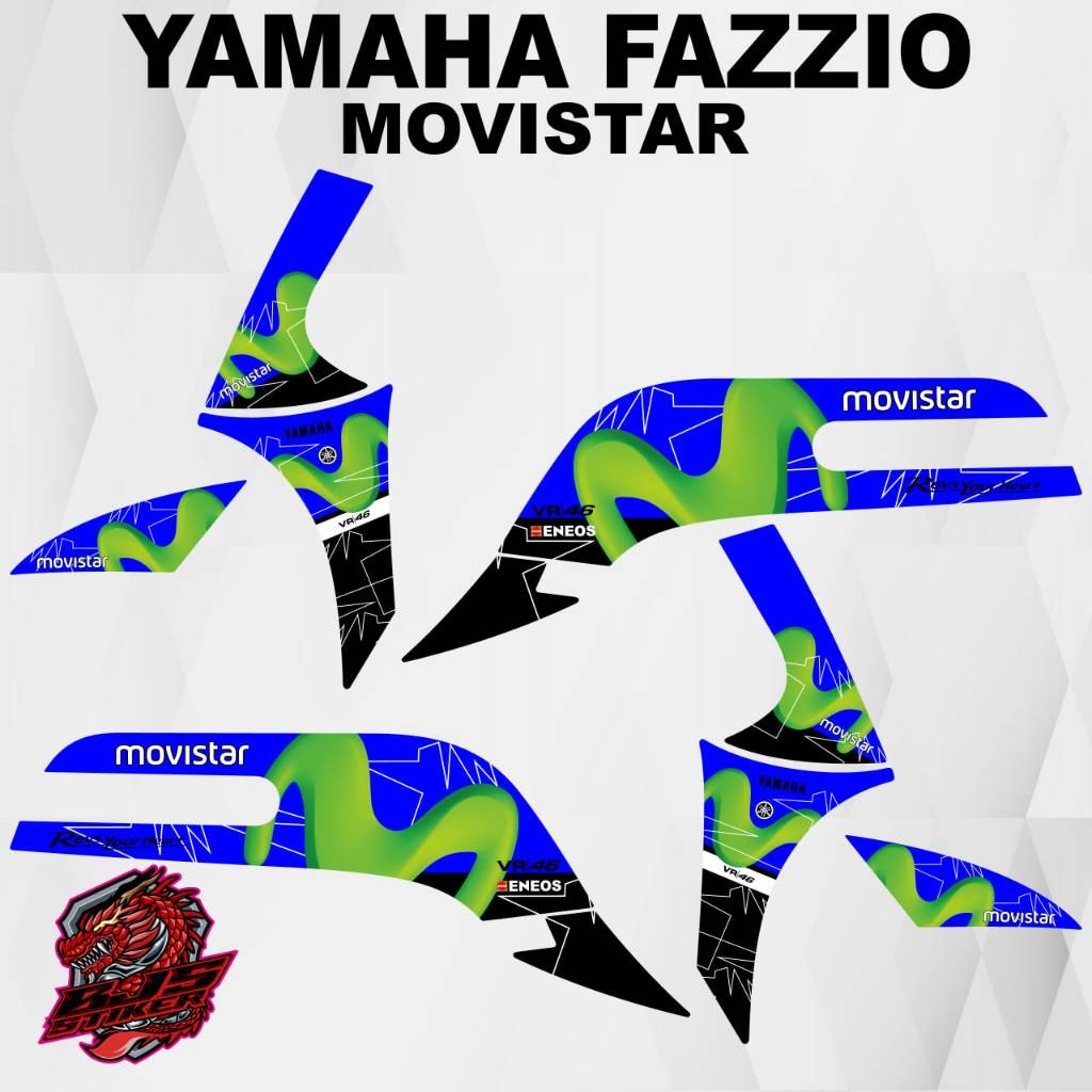 สติ๊กเกอร์ Fazzio - FAZZIO MOVISTAR 1 สติ๊กเกอร์รายการการสะกดคํา