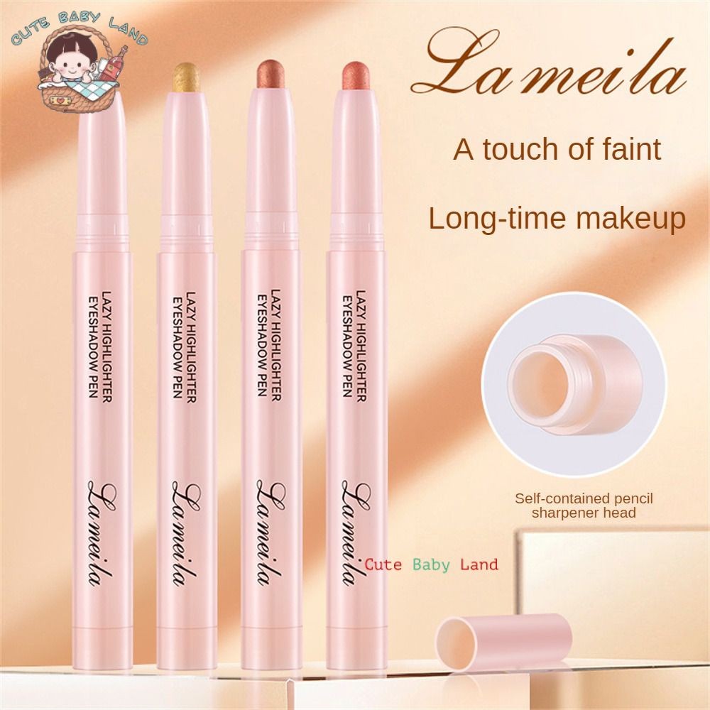 Eye Shadow Stick แต่งหน้า Pearlescent Rotating Eye Shadow Stick Contour Shadow ไฮไลท์ริมฝีปาก Bright