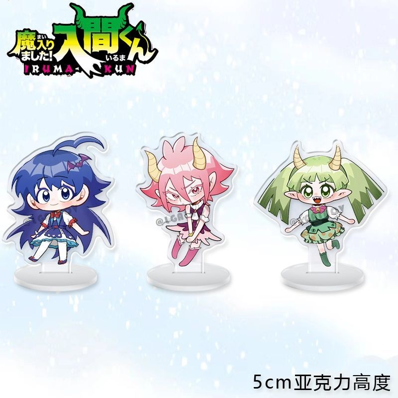 ยินดีต้อนรับสู่โรงเรียนปีศาจ! Iruma-kun แผ่นตกแต่งโต๊ะ Asmodeus Alice Stand Collection เครื่องประดับ
