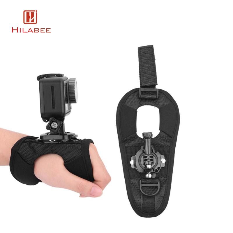[hilabee] 2 ชิ้นสายรัดข้อมือ Mount Compact Action Camera Hand Mount สายรัดข้อมือเข็มขัด