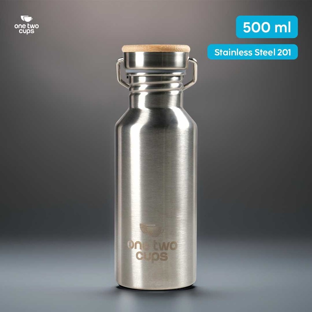 INOVSSTR ขวดน้ําดื่มสแตนเลสแบบพกพา 500ml - YM006