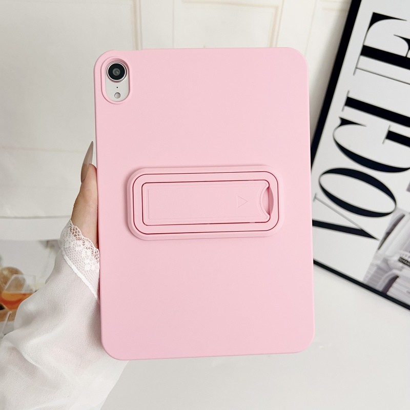 เคส iPad A16 11th Gen Air11 M4 M3 M2 air4/5 10.9นิ้ว ไอแพด รุ่นที่ 10 9 8 7th Gen 10.5 Pro 11 Mini7/6 แท็บเล็ตปลอก ขาตั้งสําหรับ TPU ซิลิโคนกันกระแทกกรณ