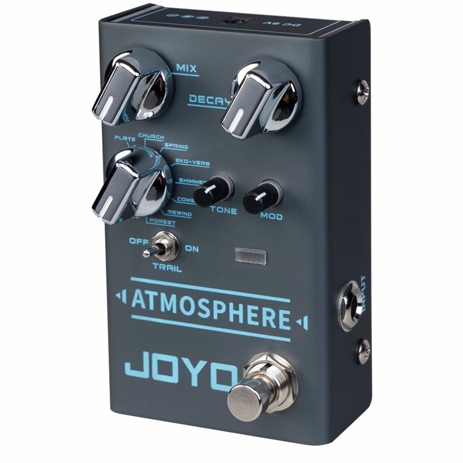 JOYO R14 บรรยากาศ Reverb Pedal Multi Effect สําหรับกีตาร์ไฟฟ้าเบสดิจิตอล Pedaler De